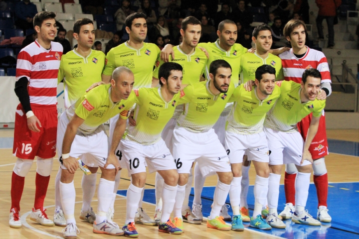 Formación del Palma Futsal ante el DLink Zaragoza (Copiar)