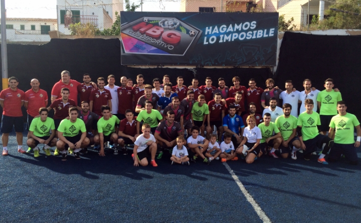 El Palma Futsal en un acto benéfico de la Fundación RANA (Copiar)
