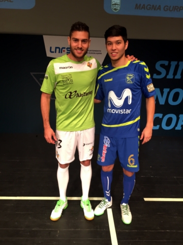Bruno Taffy y Daniel Shiraishi, del Inter, en la gala de Guadalajara 2 (Copiar)