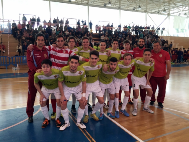 Formación del Palma Futsal juvenil de DH ante el F.C. Barcelona 2 (Copiar)