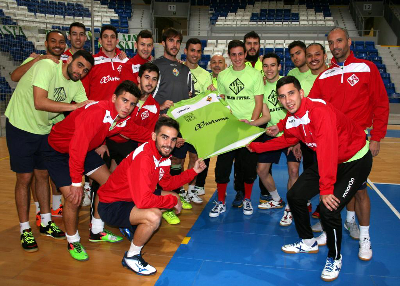 El Palma Futsal posa en Son Moix