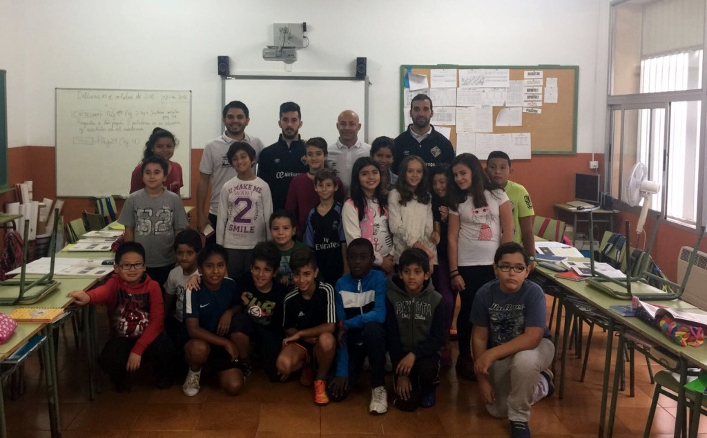 Juanito, Joselito y Carlitos han visitado el colegio Santa Isabel de Palma